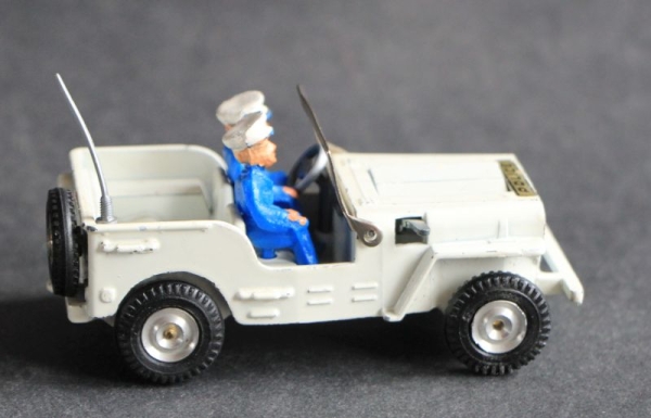 Gama Willys Jeep Policecar 1963 DieCast Model (0616)